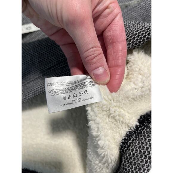 Orvis Sweater Men’s Large Fleece Lined Quarter Zip Long Sleeve Pockets Gray - Picture 5 of 7